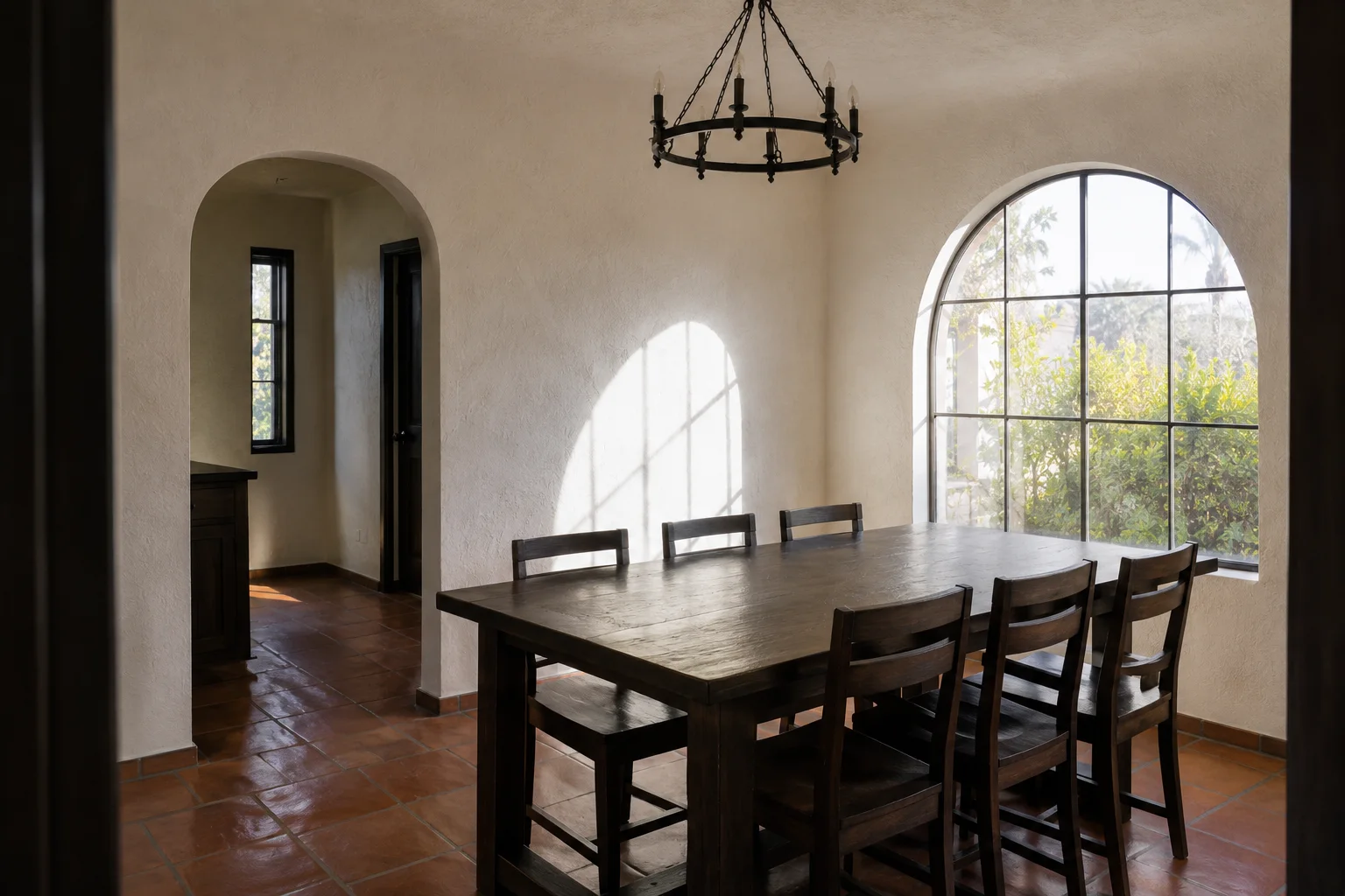 Dining area cleaned between visits